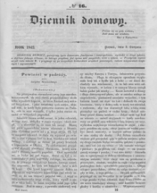 Dziennik Domowy. 1842. T.3. Nr 16