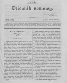 Dziennik Domowy. 1842. T.3. Nr 18