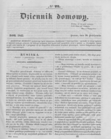 Dziennik Domowy. 1842. T.3. Nr 22