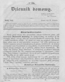 Dziennik Domowy. 1842. T.3. Nr 24