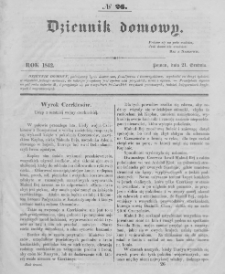 Dziennik Domowy. 1842. T.3. Nr 26