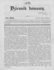 Dziennik Domowy. 1843. T. 4. Nr 16
