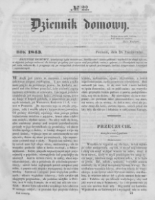Dziennik Domowy. 1843. T. 4. Nr 22