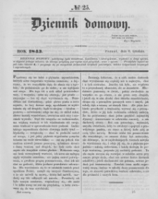 Dziennik Domowy. 1843. T. 4. Nr 25
