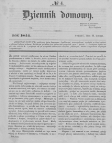 Dziennik Domowy. 1844. T. 5. Nr 4