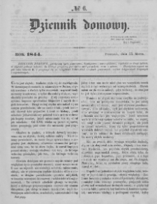 Dziennik Domowy. 1844. T. 5. Nr 6