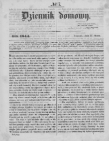 Dziennik Domowy. 1844. T. 5. Nr 7