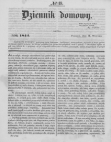 Dziennik Domowy. 1844. T. 5. Nr 19