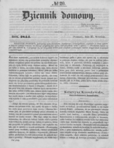 Dziennik Domowy. 1844. T. 5. Nr 20
