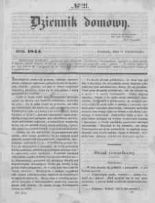 Dziennik Domowy. 1844. T. 5. Nr 21