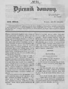 Dziennik Domowy. 1844. T. 5. Nr 24