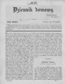 Dziennik Domowy. 1844. T. 5. Nr 26