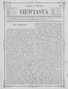 Niewiasta : pismo poświęcone płci pięknej. R. 2. 1861. Nr 14