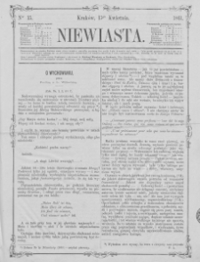 Niewiasta : pismo poświęcone płci pięknej. R. 2. 1861. Nr 15