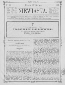 Niewiasta : pismo poświęcone płci pięknej. R. 2. 1861. Nr 23