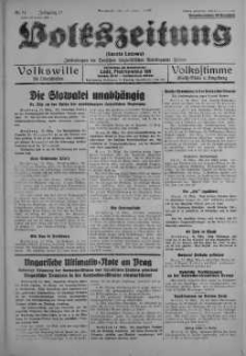 Volkszeitung 15 marzec 1939 nr 74