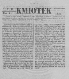 Kmiotek. Pismo czasowe do czytania dla wiejskiego i miejskiego ludu przeznaczone. 1848. Nr 17