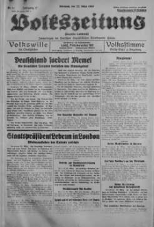 Volkszeitung 22 marzec 1939 nr 81