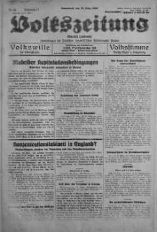 Volkszeitung 25 marzec 1939 nr 84