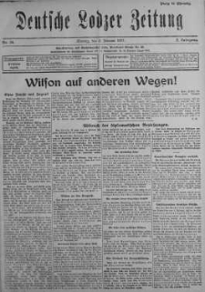 Deutsche Lodzer Zeitung 5 luty 1917 nr 34