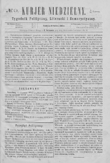 Kurjer Niedzielny : tygodnik polityczny, literacki i humorystyczny. 1862, no 9