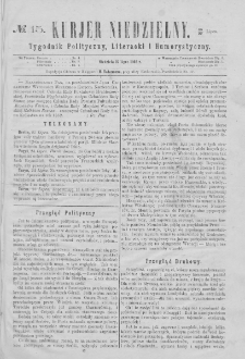 Kurjer Niedzielny : tygodnik polityczny, literacki i humorystyczny. 1862, no 15