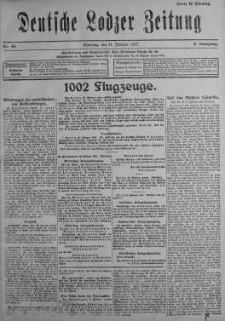 Deutsche Lodzer Zeitung 11 luty 1917 nr 40