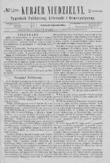 Kurjer Niedzielny : tygodnik polityczny, literacki i humorystyczny. 1862, no 28