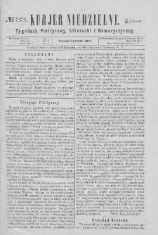Kurjer Niedzielny : tygodnik polityczny, literacki i humorystyczny. 1862, no 33