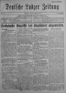 Deutsche Lodzer Zeitung 13 luty 1917 nr 42