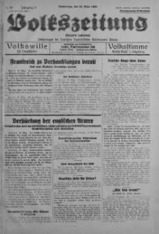 Volkszeitung 30 marzec 1939 nr 89