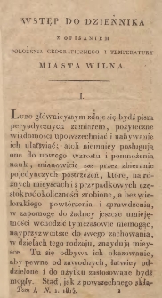Dziennik Wileński 1815. Nr 1-4