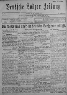 Deutsche Lodzer Zeitung 16 luty 1917 nr 45