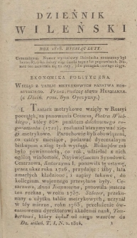 Dziennik Wileński 1818. Luty