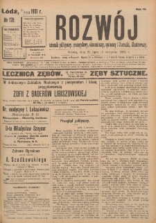 Rozwój : dziennik polityczny, przemysłowy, ekonomiczny, społeczny i literacki, illustrowany. 1901. R. 4. Nr 178