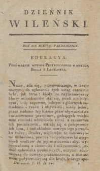 Dziennik Wileński 1818. Październik