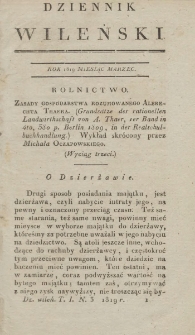 Dziennik Wileński 1819. Marzec