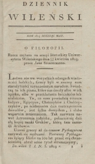 Dziennik Wileński 1819. Maj