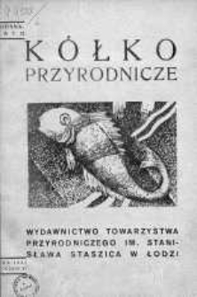 Kółko Przyrodnicze: czasopismo dla młodych miłośników przyrody wiosna/lato 1937 z. 1/2