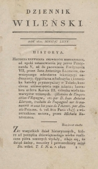 Dziennik Wileński 1820. Luty