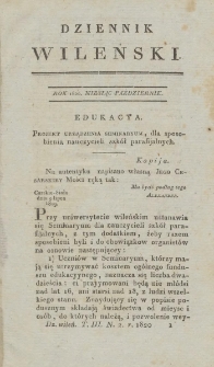 Dziennik Wileński 1820. Październik