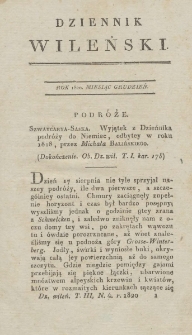 Dziennik Wileński 1820. Grudzień