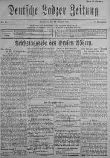 Deutsche Lodzer Zeitung 24 luty 1917 nr 53
