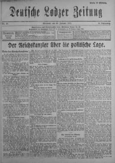 Deutsche Lodzer Zeitung 28 luty 1917 nr 57