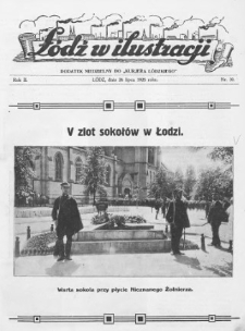 Łódź w Ilustracji : dodatek niedzielny do "Kurjera Łódzkiego" 1925 (Nr 30-52)