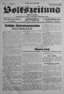 Volkszeitung 11 kwiecień 1939 nr 99