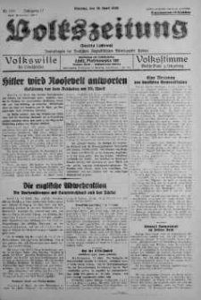 Volkszeitung 18 kwiecień 1939 nr 106