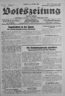 Volkszeitung 22 kwiecień 1939 nr 110