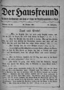 Der Hausfreund 28 październik 1923 nr 42/43