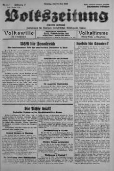 Lodzer Volkszeitung 30 maj 1939 nr 147